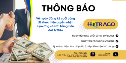 Thông báo số 107/2026-TB-HTC / Notice No.107/2026/TB-HTC